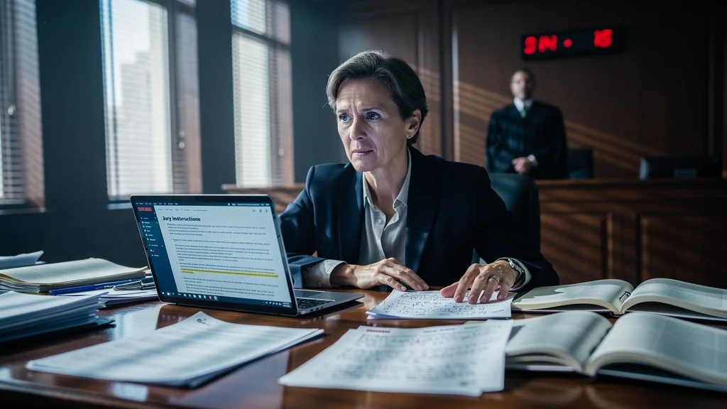 Portrait hyper-réaliste d’une personne en pleine réflexion lors d’un changement de situation judiciaire